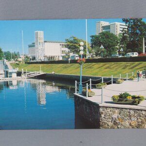 Vintage Postcard - Inner Harbour Victoria Canada - Wright Everytime